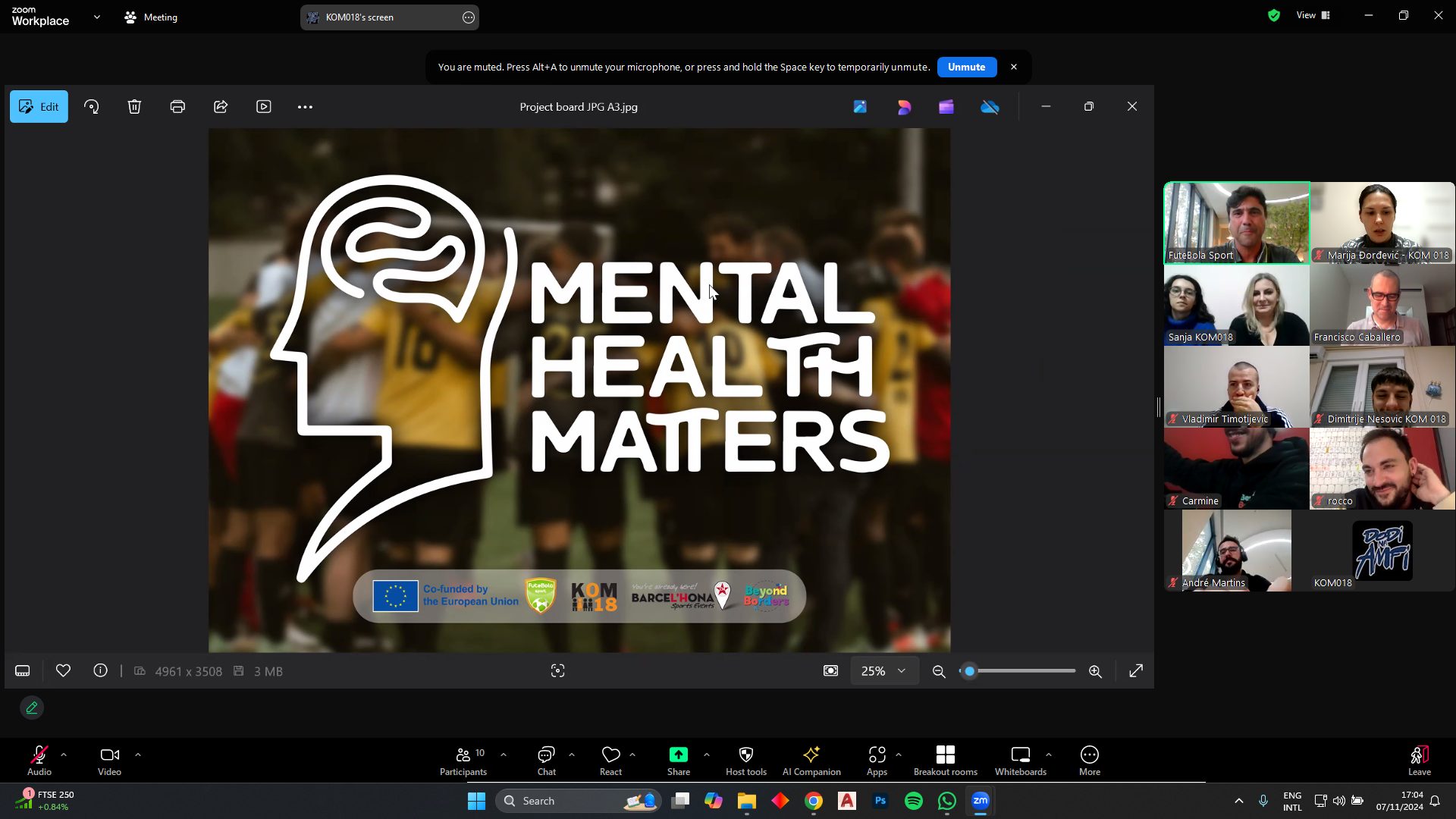Mental Health Matters – Kick Off Meeting