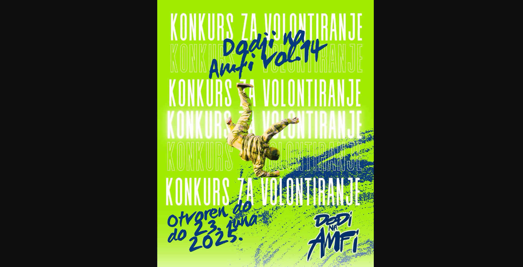 Call for volunteers – Dodji na Amfi 2025