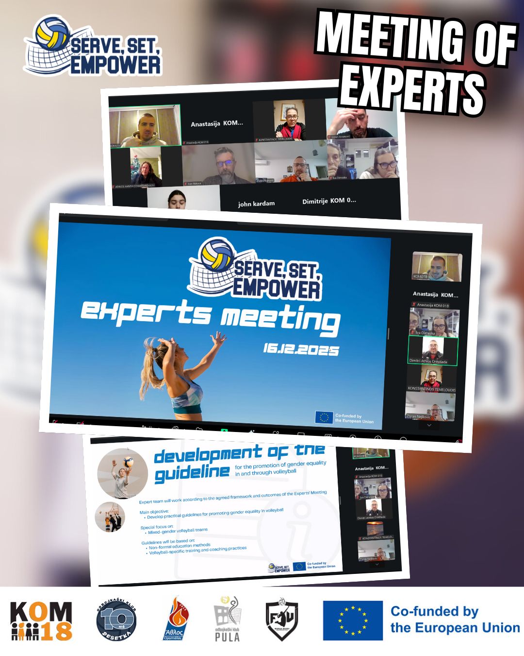 Serve, Set, Empower – Meeting of Experts
